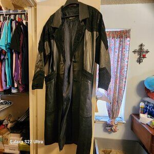 Women's leather coat